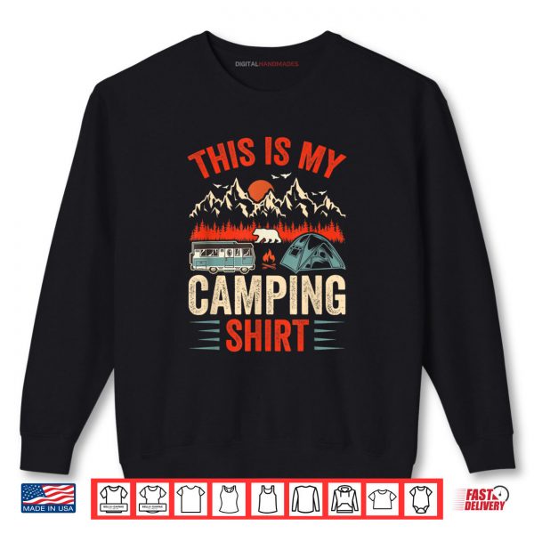 Sweatshirt I Love Camping Shirt