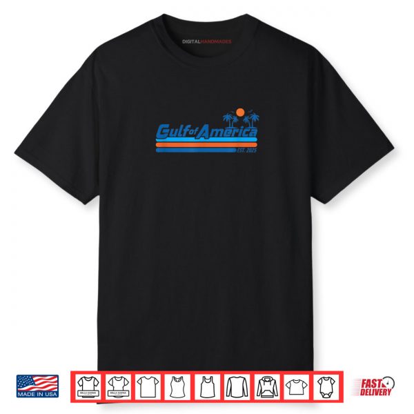 Gulf of America Retro Vintage Patriot Shirt
