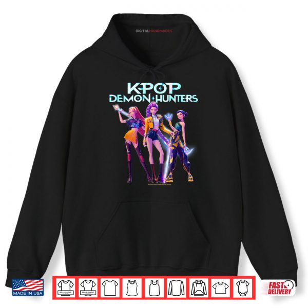 Hoodie Huntrix Heroic Poses Group Shot Shirt