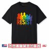Save P.B.S Resist Rainbow Character Colours Graphic Costume Shirt