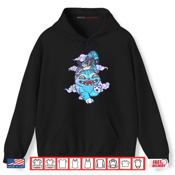 Hoodie Cute Derpy Tiger Shirt