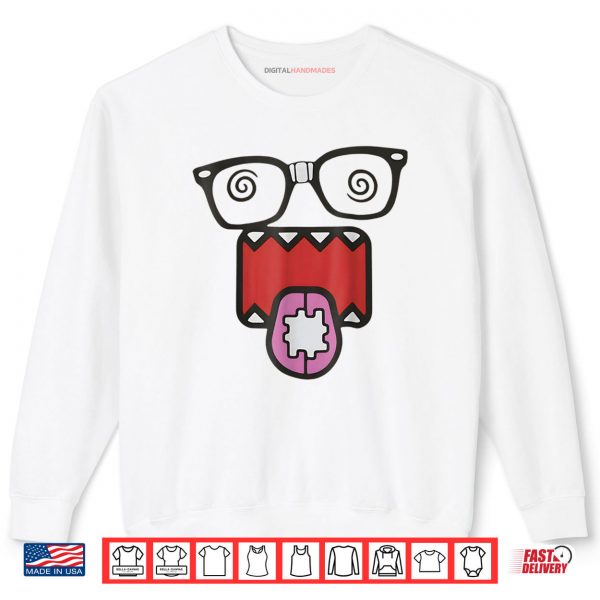 Sweatshirt Domo Kun Face 2000s Vintage Cartoon Shirt