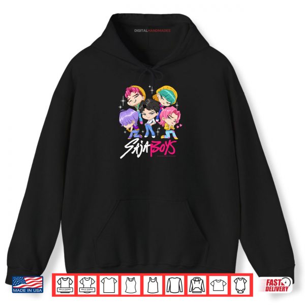 Hoodie Saja Boys Chibi Boy Band Group Shot Shirt