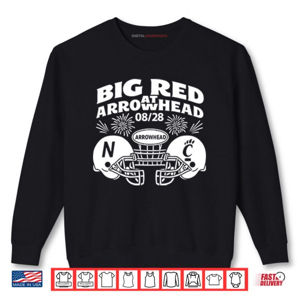 Sweatshirt Big Red Arrowhead Football Nebraska Vs Cincinnati 08 28 Shirt
