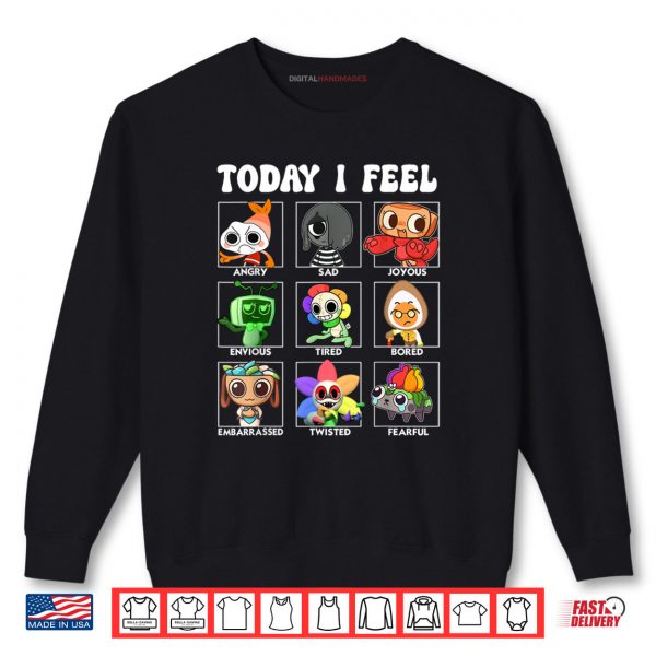 Sweatshirt Dandys Toons Kids World Characters Today I Feel Panels Shirt