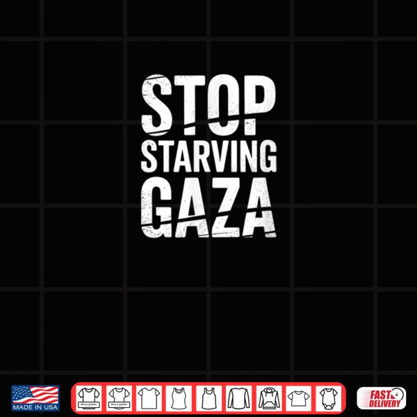 Design png Stop Starving Gaza Save Children Shirt