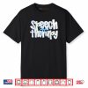 Speech Therapist Floral Coquette Bow SLP Speech Therapy Shirt