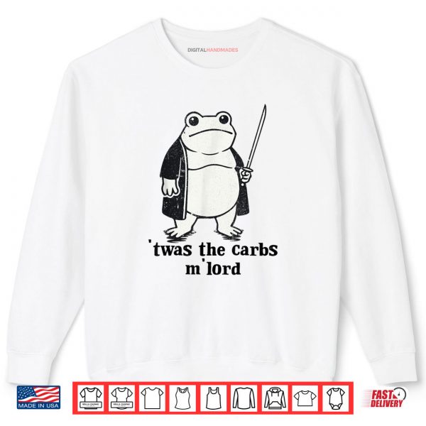 Sweatshirt TWAS The Carbs M Lord Medieval Frog Shirt