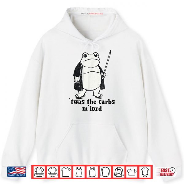 Hoodie TWAS The Carbs M Lord Medieval Frog Shirt