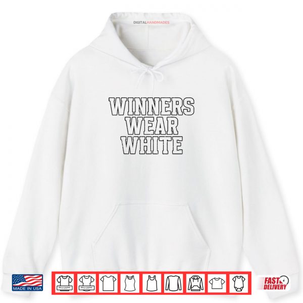 Hoodie Winners Wear White Matching Summer Camp Shirt