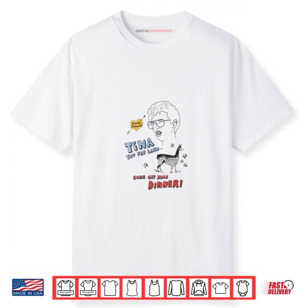 Napoleon Dynamite Tina Get Your Dinner Sketchbook Shirt