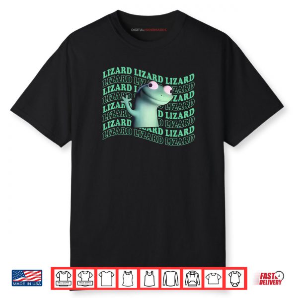 Cute Lizard Meme Aesthetic Shirt