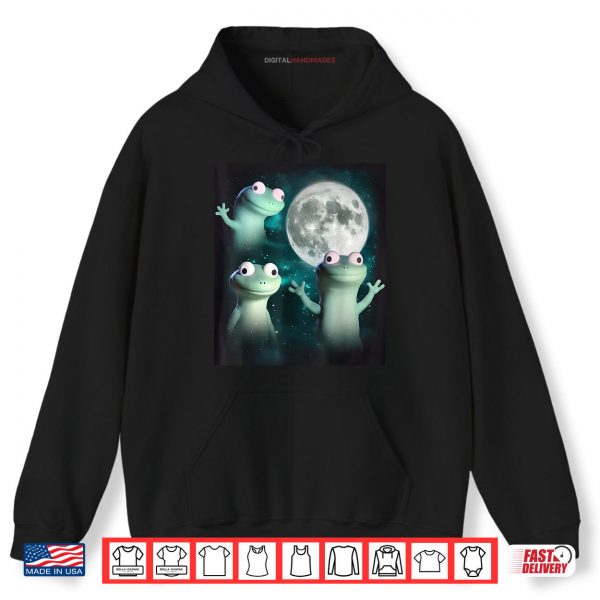 Hoodie Lizard Lizard Lizard Funny Lizard Moon Shirt