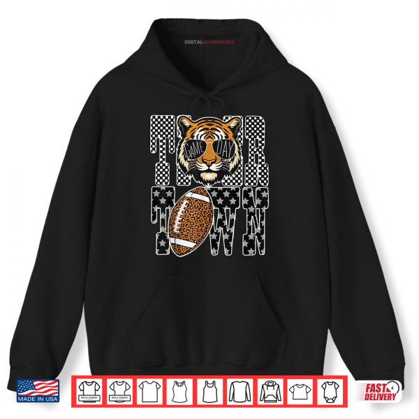 Hoodie Tiger Town Leopard Football Game Day Shirt