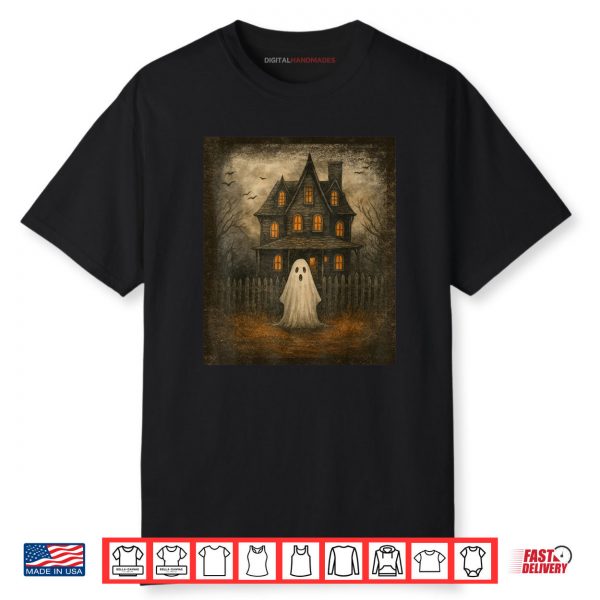 Ghost Boo Haunted House Halloween Costumes Shirt