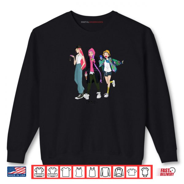 Sweatshirt HUNTRIX Girls Street Style KPop Demon Hunter Shirt