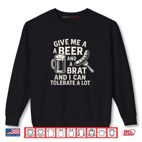 Sweatshirt Minnesota State Fair Food Beer and Brat Funny Eat Drink Shirt