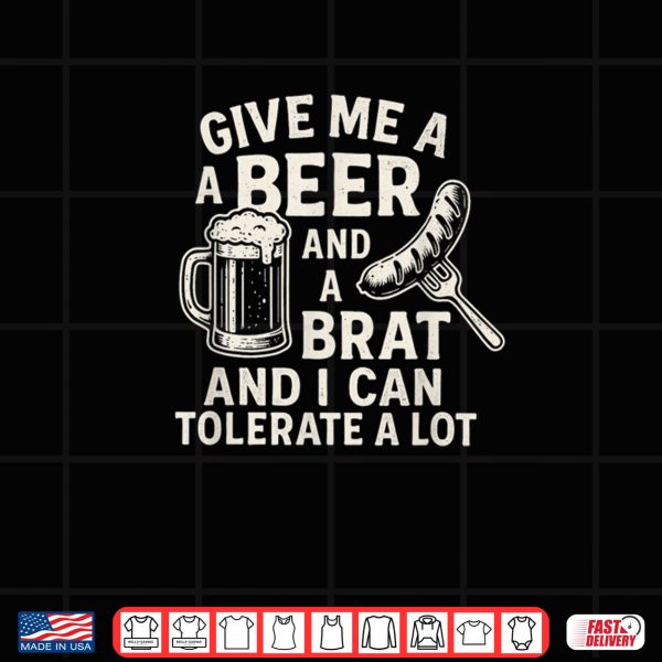 Design Minnesota State Fair Food Beer and Brat Funny Eat Drink Shirt