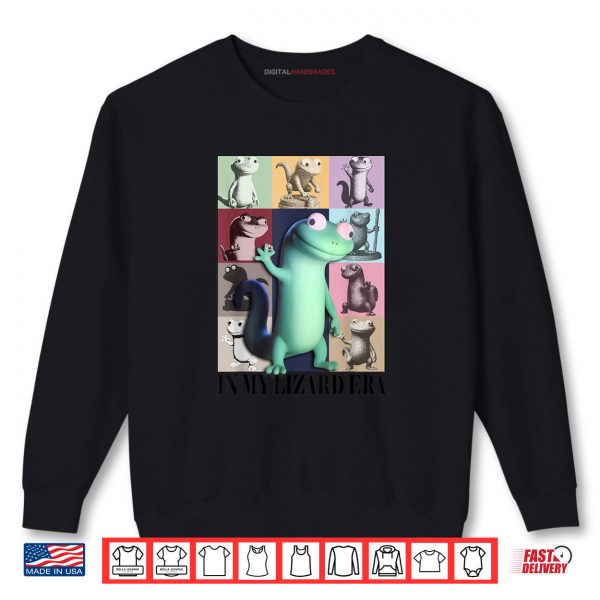 Sweatshirt Funny in My Lizard Era Meme Animal Shirt