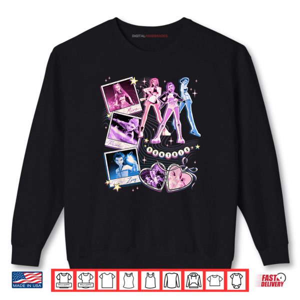 Sweatshirt Zoey Showcase Retro Neon Poster Shirt