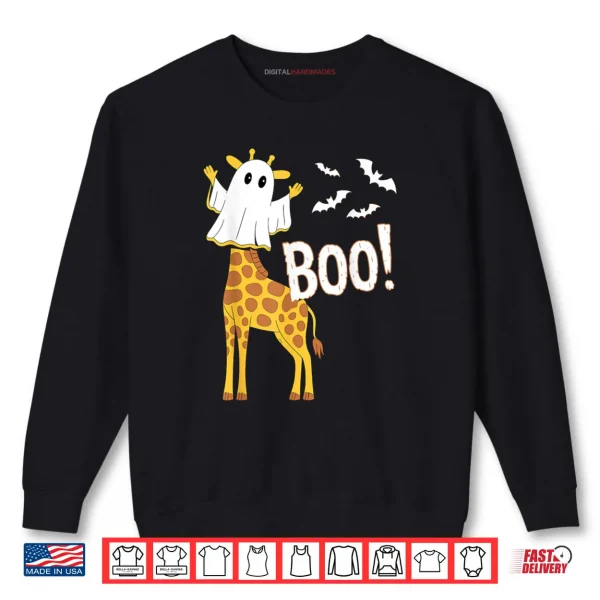 Sweatshirt Giraffe Boo Halloween Costume Shirt