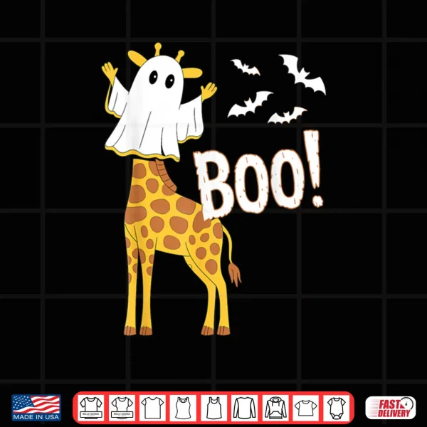 Design Giraffe Boo Halloween Costume Shirt