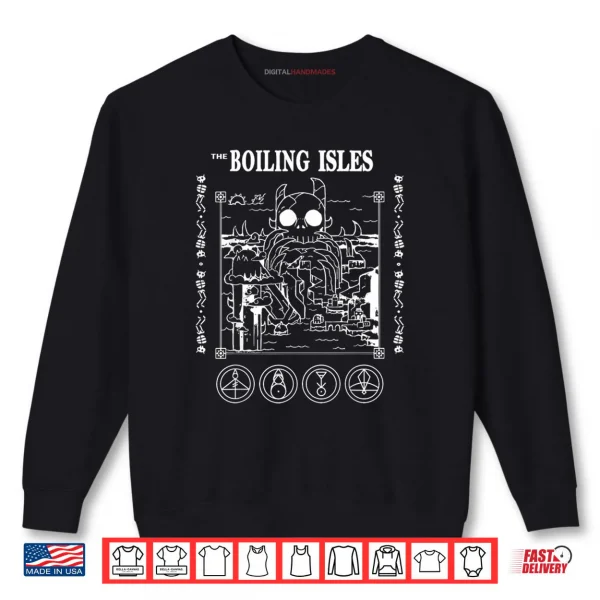 Sweatshirt Boiling Owl House Lovers Isles Halloween Christmas Shirt