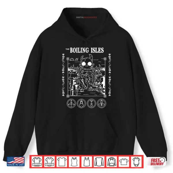 Hoodie Boiling Owl House Lovers Isles Halloween Christmas Shirt