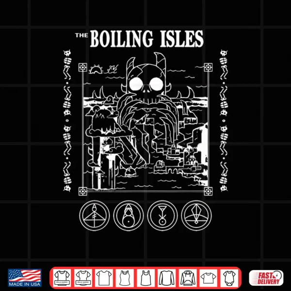 Design Boiling Owl House Lovers Isles Halloween Christmas Shirt