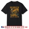 Halloween Town Scene Pumpkin Graveyard Horror Shirt