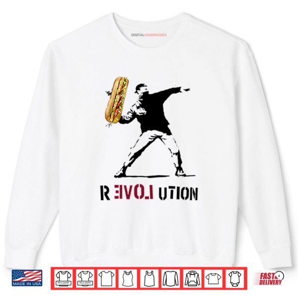 Sweatshirt Assault With A Deli Weapon Flower Thrower Parody Shirt