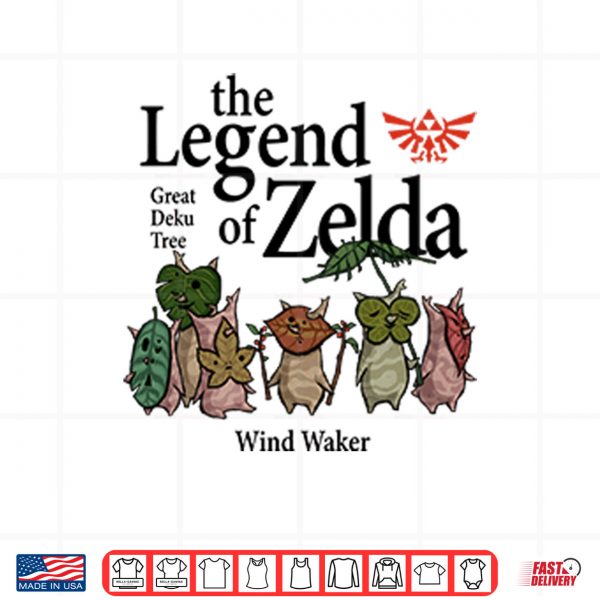 Design Nintendo The Legend Of Zelda The Wind Waker Korok Shirt