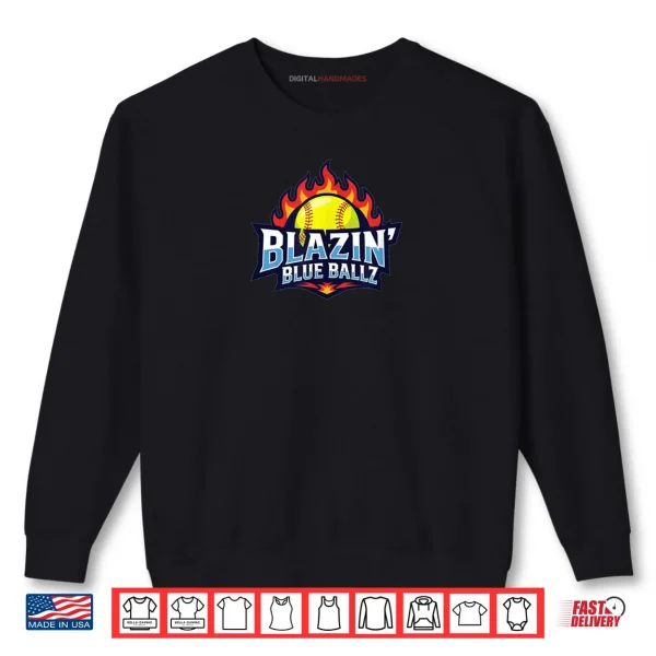 Sweatshirt Blazin Blue Ballz Shirt