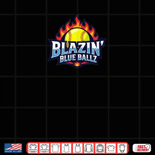 Design Blazin Blue Ballz Shirt