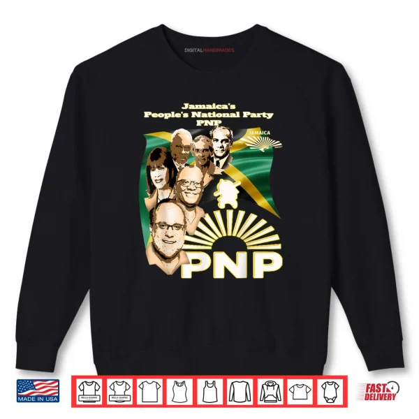 Sweatshirt Jamaicas Peoples National Party PNP Supporter Novelty Shirt