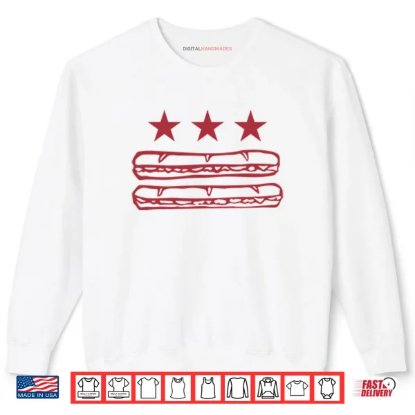 Sweatshirt DC Flag Sub Sandwich Shirt