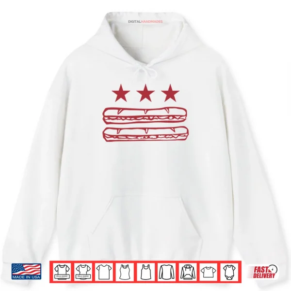 Hoodie DC Flag Sub Sandwich Shirt
