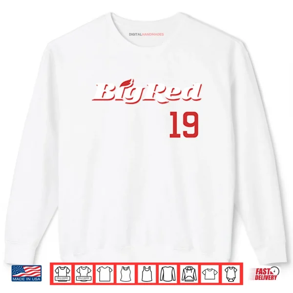 Sweatshirt Owen Caissie Big Red 19 Chicago Cubs Shirt