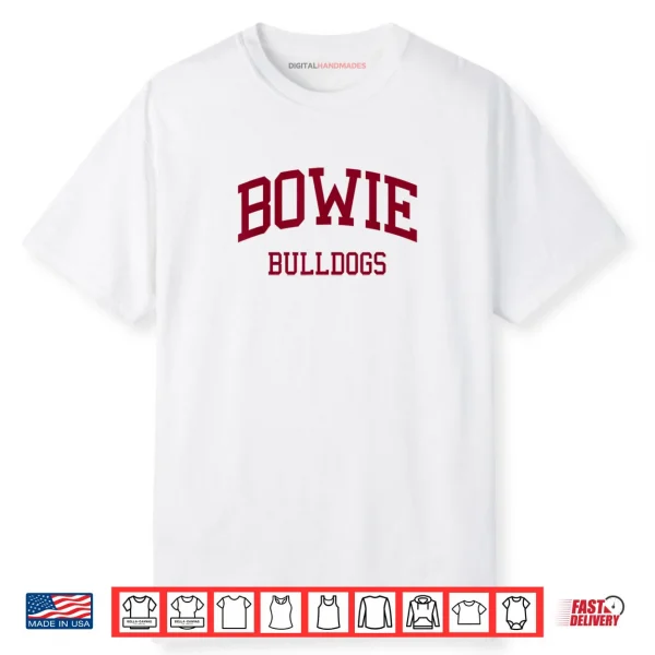 Bowie High School HS Bowie MD Retro Sports Shirt