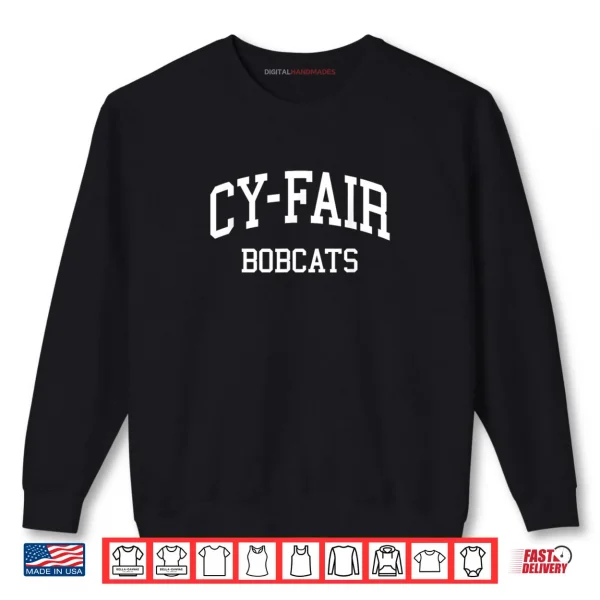Sweatshirt Cy Fair High School HS Cypress TX Retro Sports Shirt