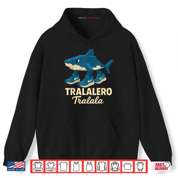 Hoodie Tralalero Tralala Bootleg Brainrot Italian Brainrot Meme Shirt
