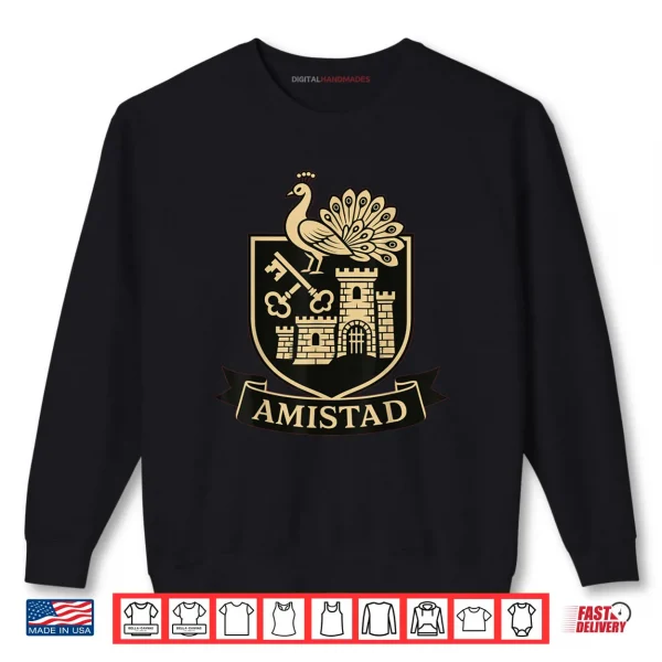 Sweatshirt Amistad Friendship Emblem The Proud Peacock Crest Shirt