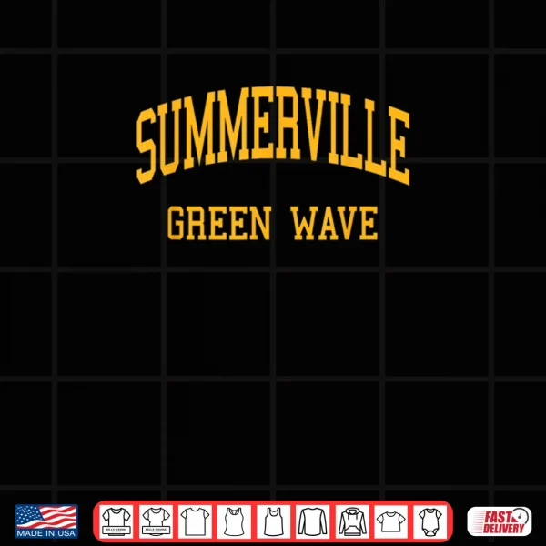 Design Summerville High School HS Summerville SC Retro Sports Shirt