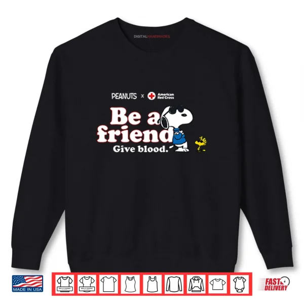 Sweatshirt American Red Cross Snoopy Shirt