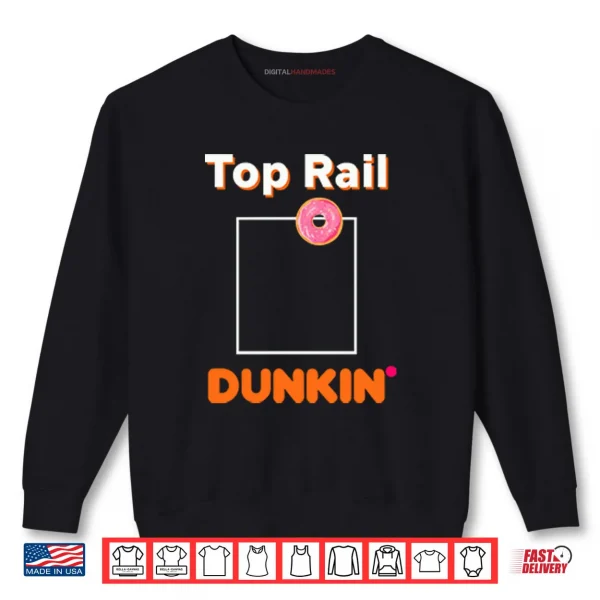 Sweatshirt Red Sox Top Rail Dunkin Donut Shirt
