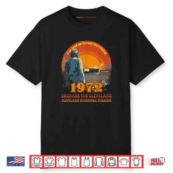 1972 Cleveland Municipal Stadium Christian Revival Shirt