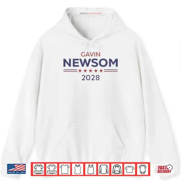 Hoodie Gavin Newsom 2028 USA Shirt