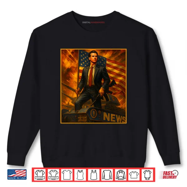 Sweatshirt Gavin Newsom Patriotic Tank Shirt