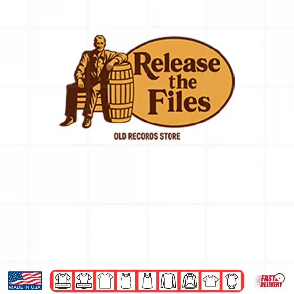 Design Release The Files Old Records Store Shirt