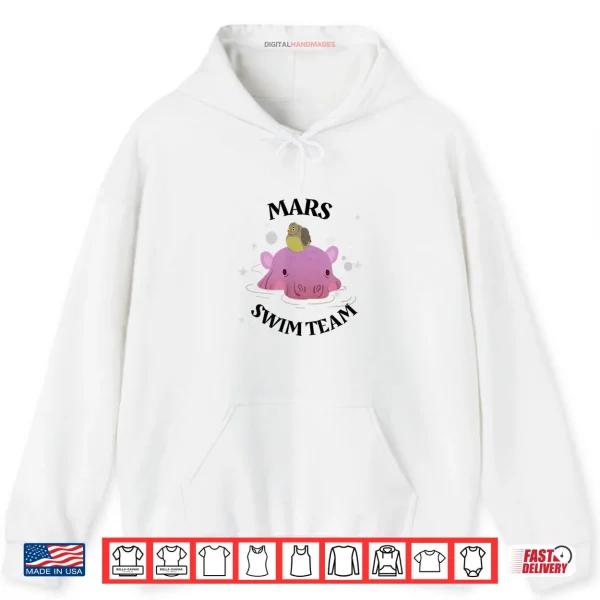 Hoodie Mars Swim Team Hippo Shirt
